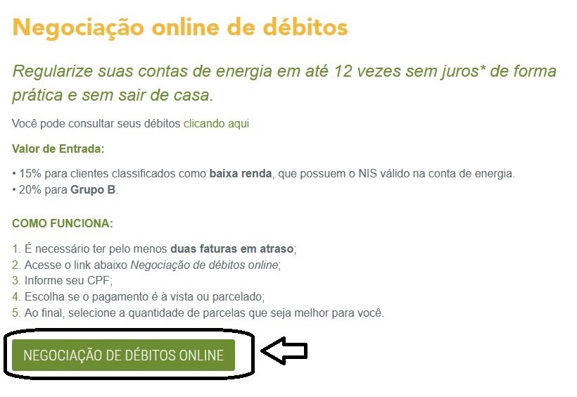 Parcelamento de Contas de Luz Atrasadas Coelba Parcelamento de Contas de Luz Atrasadas Coelba