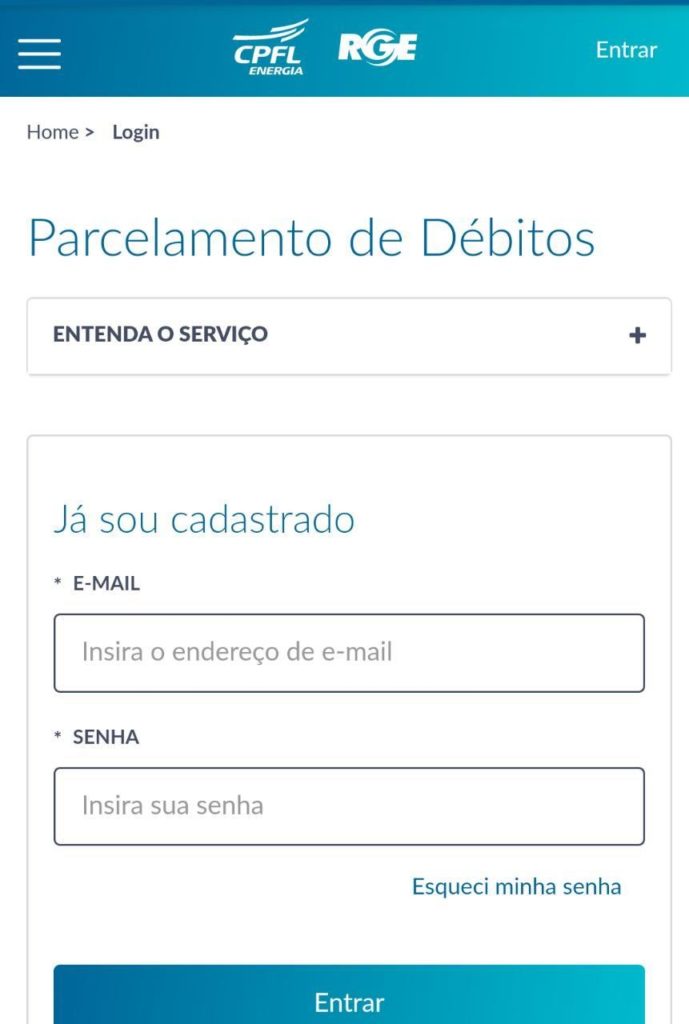 Como Parcelar Conta De Luz Rge Pela Internet
