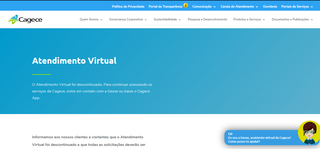 Como parcelar conta de água da Cagece pela internet